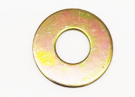 แหวนโลหะแบนกลม DIN125 ชุบสังกะสีสีเหลือง
