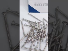 โลหะคาร์บอนเหล็กเหล็กเหล็กกระดาษ Self Tapping Screw หัวแบนเจาะหาง Countersunk Cross M42