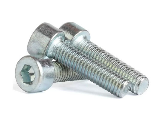 เหล็กกล้าคาร์บอน DIN912 ซ็อกเก็ตหกเหลี่ยมเกลียวเต็มสลักเกลียว M10