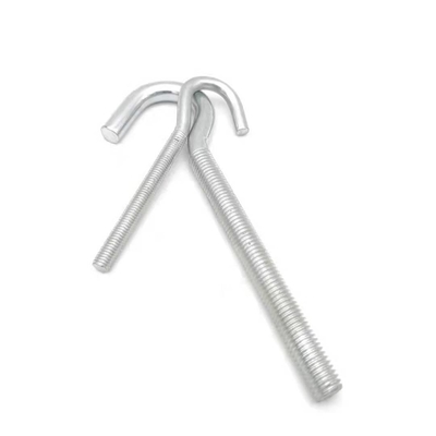 HDG หรือซีนก Plated M12 Hook Bolt ถุงบรรจุ