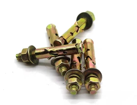 เหล็กคาร์บอนที่ยึดยึดสลักเกลียวยึดสลักเกลียว Loose Bolt M6 M10 สำหรับคอนกรีต