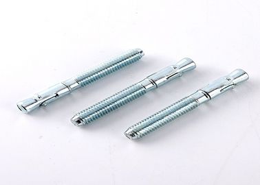 โลหะ Anchor bolts สีเหล็กคาร์บอนเหล็กเหลือง