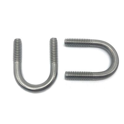 Half Thread 10.9 U Type Bolt White Zinc Plated Carbon Steel Meterial Fasteners