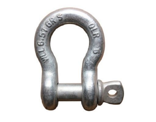 Marine Rigging สังกะสีชุบสังกะสี Anchor Dee Shackle ตัวยึดราคาโรงงาน
