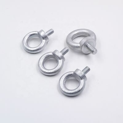 ตัวยึด 12 นิ้ว อายโบลท์สังกะสี เหล็กกล้าคาร์บอน DIN 580 Round Bolt