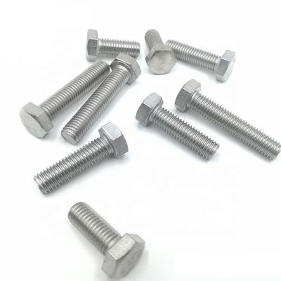 คุณภาพสูง Din 933 Carbon Steel Hot Dip Galvanized Hexagon Bolt Industrial Part M3-M56