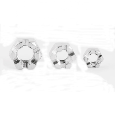 โลหะคาร์บอน DIN 1804 Locknut สี่สล็อตเน็ต