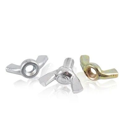 เกรด 4.8 8.8 Wing Nut Din 315 Carbon Steel ชุบสังกะสี M8 ขันมือ