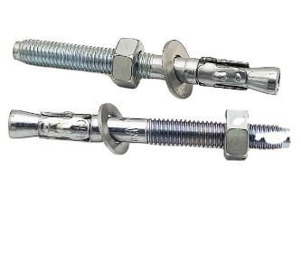 ลิ่ม M12x100 ผ่าน Bolt Anchor คอนกรีต Carbon Steel