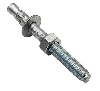 ลิ่ม M12x100 ผ่าน Bolt Anchor คอนกรีต Carbon Steel