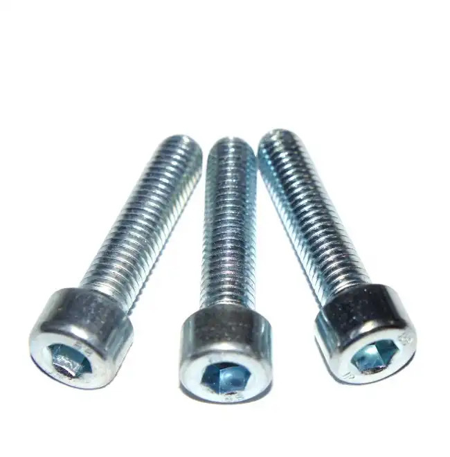 เครื่องแนบ Hex Socket bolt สแตนเลสคาร์บอน สแตนเลสสีขาว ซิงค์เกรด 8.8 สายเต็ม DIN 912