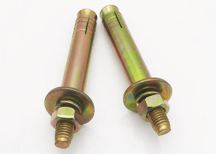 เครื่องเชื่อม โลหะคาร์บอน ลิฟท์ขยายแอนเกอร์ โบล็อต สี ซิงค์ Plated M6-M24