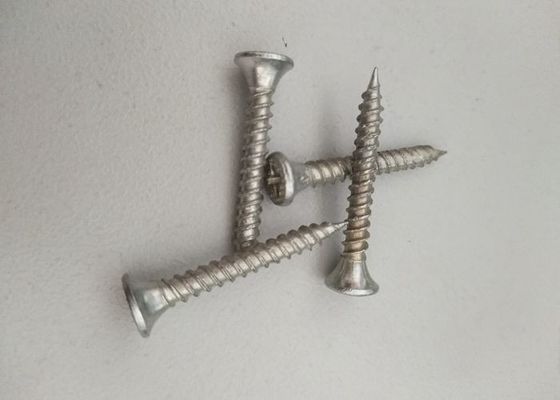 สแตนเลสคาร์บอน Full Thread Dry Wall Self Drilling Screws Screws หัวเรียบ โลหะ